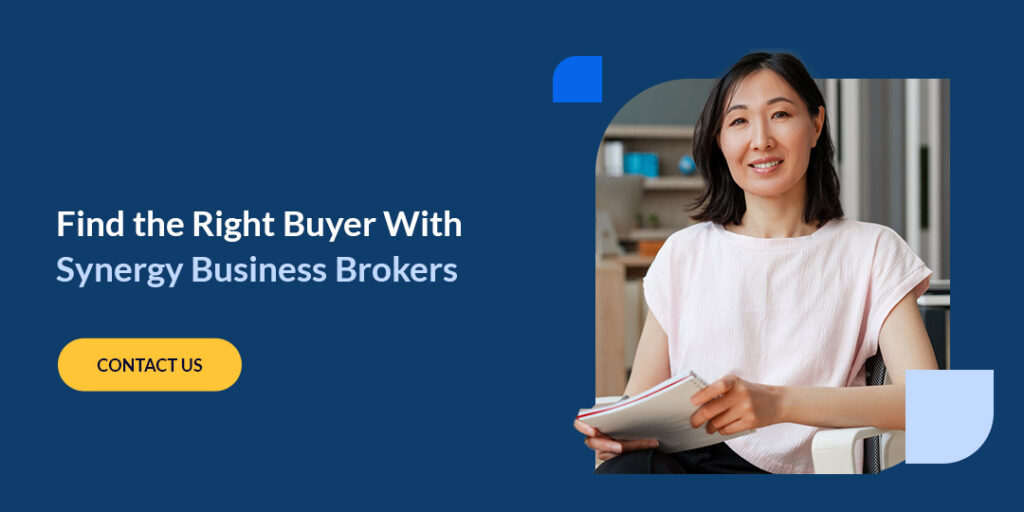 find the right buyer with synergy business brokers