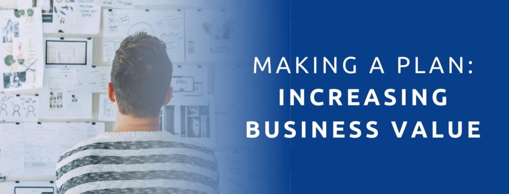Making a plan to increase your business's annual revenue.