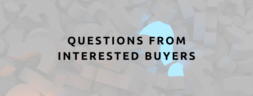 Questions from the Buyer of your business