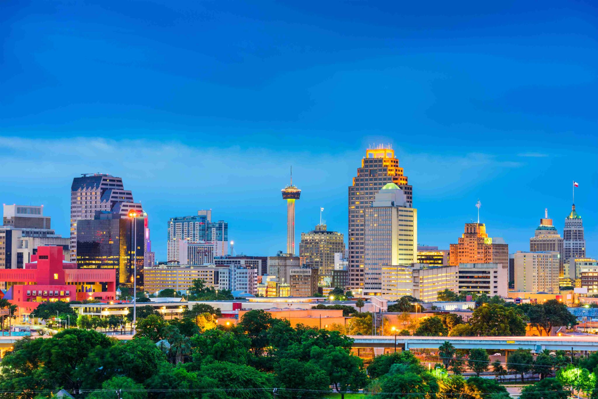 San Antonio Skyline at Night