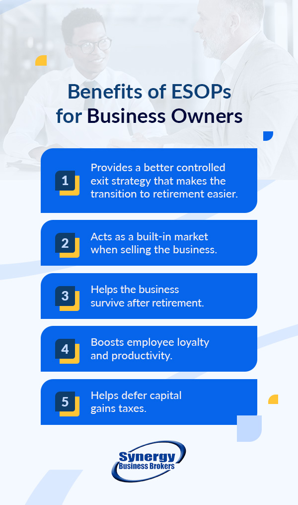 benefits of ESOPs for business owners