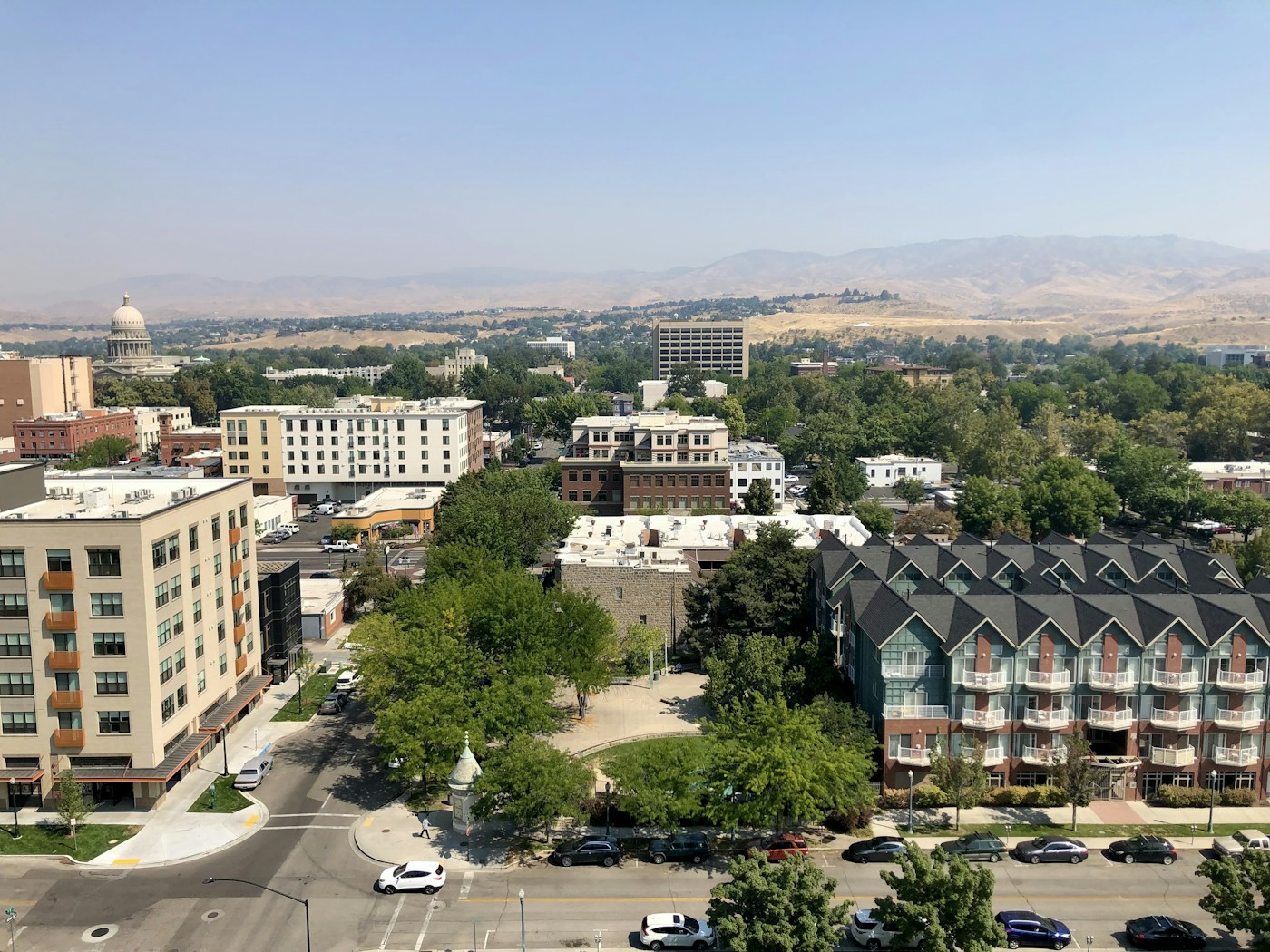 City buildings in Boise, Idaho
