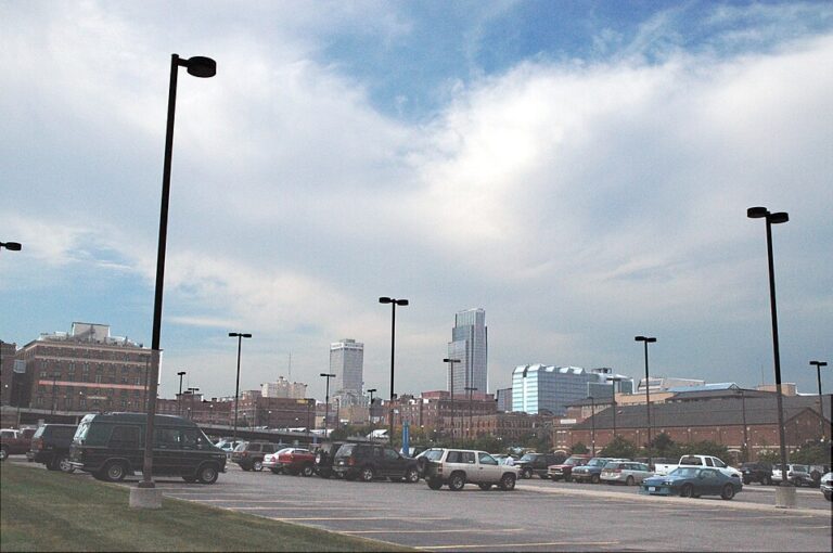 View of the Omaha skyline in Nebraska