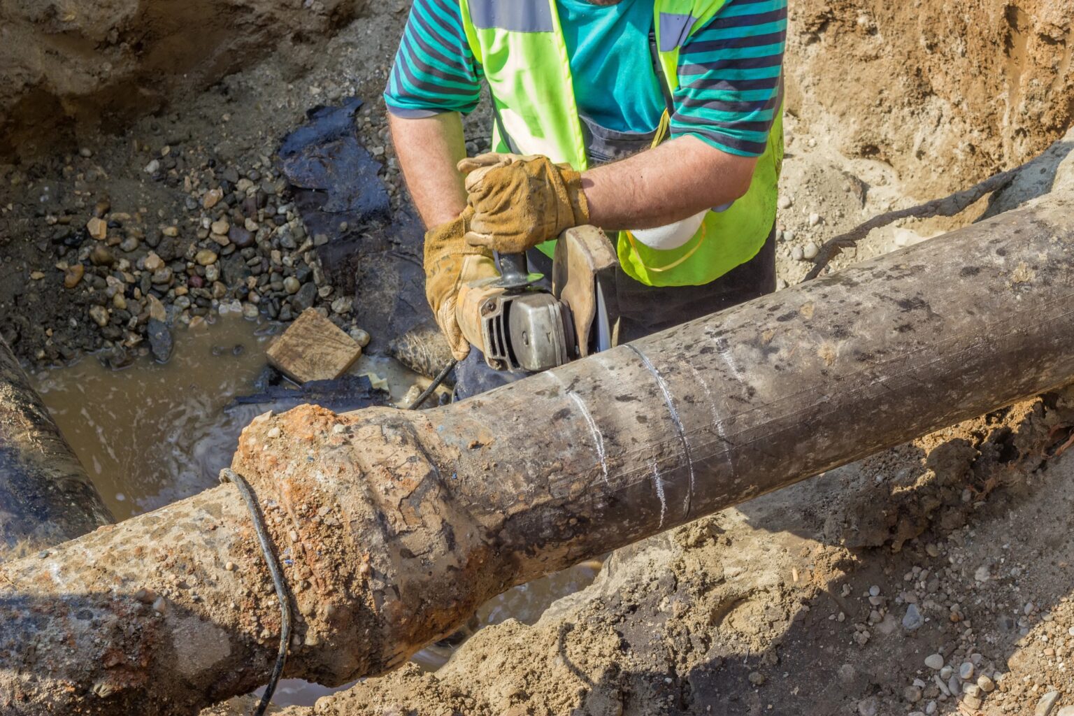 Sell Water main construction businesses